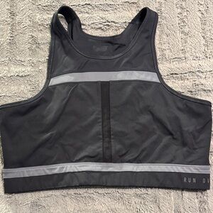 Nike Charcoal and Black Athletic Top